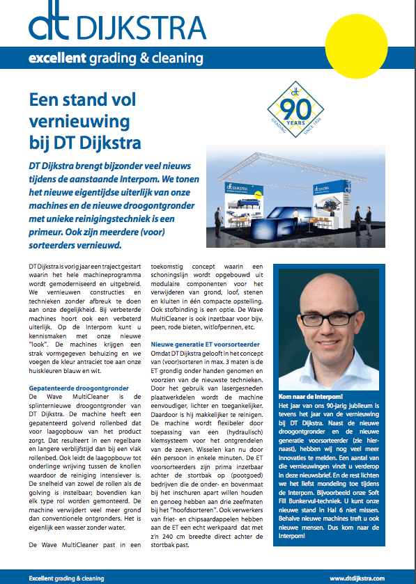 Nieuwsbrief DT Dijkstra Nieuwsbrief DT Dijkstra