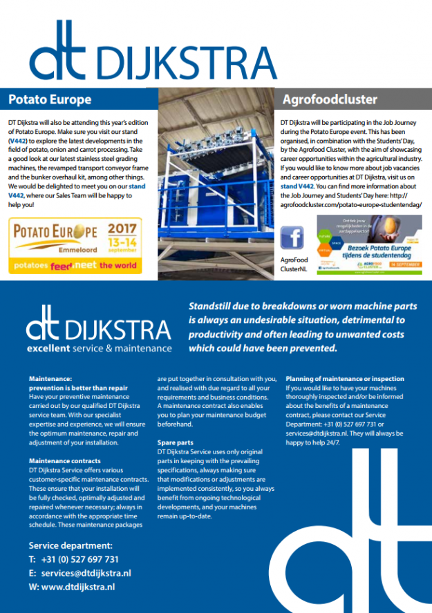 DTdijkstra Potato Europe Agrofoodcluster