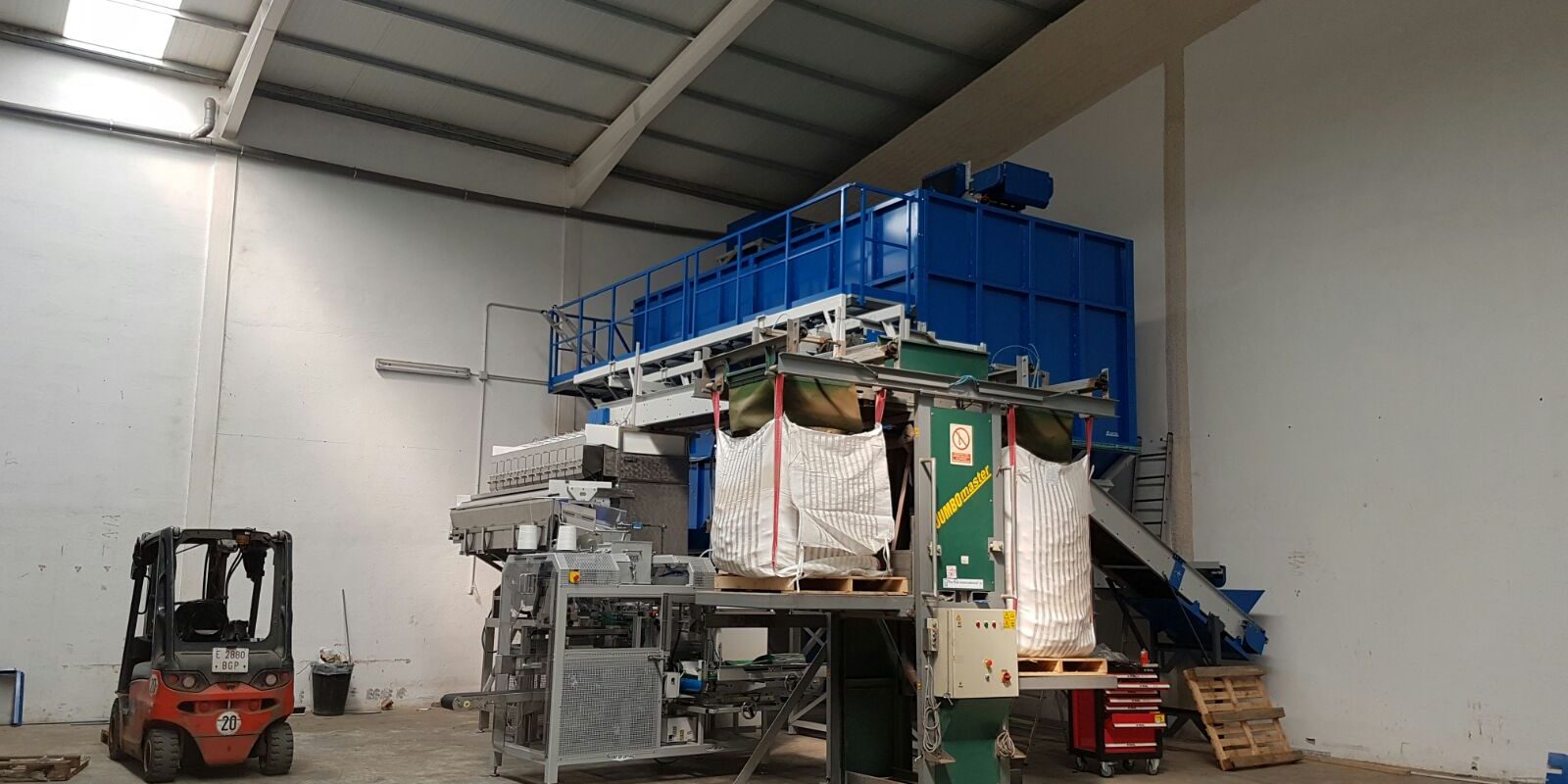 Voorverpakking voorverpakkingsbunker Elevator