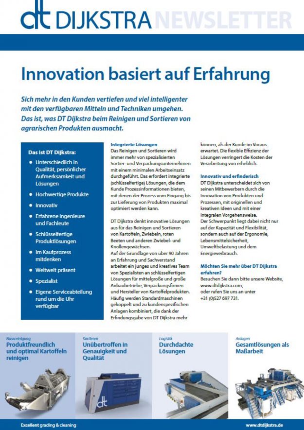 Newsletter DT Dijkstra Juni 2019 Newsletter DT Dijkstra Juni