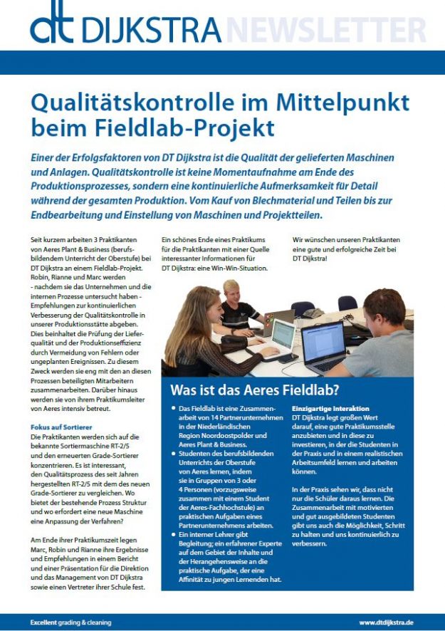 Newsletter DT Dijkstra November 2020 Newsletter DT Dijkstra November