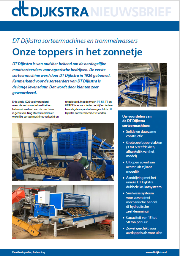 Knipsel voorzijde nieuwsbrief